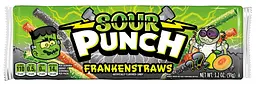 Кислі жувальні цукерки Sour Punch Halloween Frankenstraws 91 г - мініатюра 2