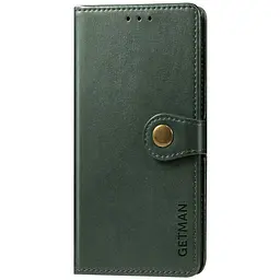 Шкіряний чохол-книжка GETMAN Gallant (PU) для TECNO Spark 10 Зелений