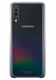 Чохол Gradation Cover для Samsung Galaxy A70 (A705) / A70s (A707) (EF-AA705CBEGRU) Black - мініатюра 1