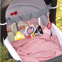 Іграшка-підвіска BabyOno Мишеня та сир - мініатюра 6