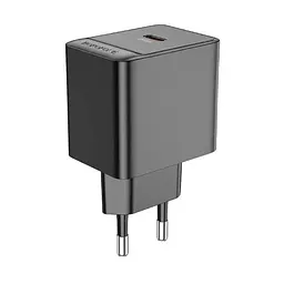 Сітчасте зарядне пристрій BOROFONE BAS15A Erudite single port PD30W чорний - мініатюра 5