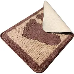Килимок для ванної Vezzer Lux 40x60 см капучино (VZL0693) - мініатюра 3