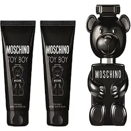 Набір для чоловіків Moschino Toy Boy: Парфумована вода 50 мл + Гель для душу 50 мл + Бальзам після гоління 50 мл - мініатюра 2
