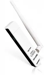 Безпровідний Wi-Fi адаптер TP-LINK TL-WN722N Wi-Fi 802.11n USB 150Mbps - мініатюра 2
