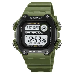 Чоловічий наручний годинник 2126AG Army Green Skmei acs0030252 - мініатюра 7