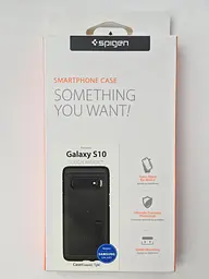 Чохол протиударний із підставкою Spigen Tough Armor 605CS25805 для Samsung Galaxy S10 (6.1") Black - мініатюра 2