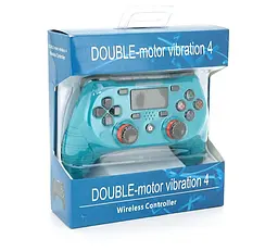 Геймпад джойстик DoubleShock S8P Wireless PS4 Double Motor Vibration DUALSHOCK 4 Cyan - мініатюра 4