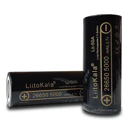 Акумулятор Li-ion LiitoKala Lii-50A 26650 5000 mAh 3.7 V - мініатюра 3
