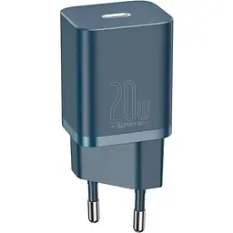 Зарядний пристрій Baseus Super Si Quick Charger Type-C 20W Blue (CCSUP-B03) - мініатюра 3