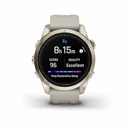 Смарт-годинник Garmin Epix Pro Gen 2 Sapphire 42mm Soft Gold w. Light S. Band (010-02802-10/11) - мініатюра 8