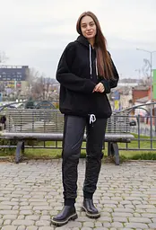 Теплі штани для вагітних Sligo 4XL (54) Lullababe Чорний