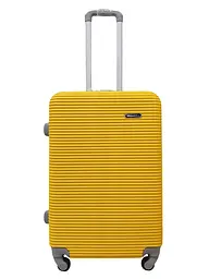 Валіза середня M ABS-пластик Milano bag 004 66×44×28,5см 75л Жовтий