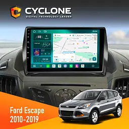 Штатна магнітола Ford Escape 2012-2019 Cyclone C9-013 4x64 DSP 4G Cyclone (НФ-00007219)