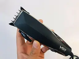 Машинка для стрижки волосся VGR V-033 чорна - мініатюра 2