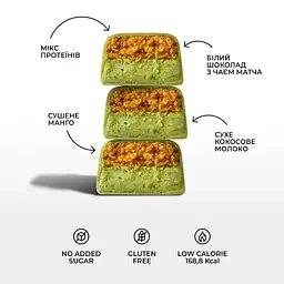 Батончик Spacefood Space Bite Protein Bar Mango Matcha, 45 грам - мініатюра 3