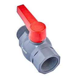 Кран кульовий Plamix PVM-1 1/4" FM PVC PM0622 - мініатюра 2