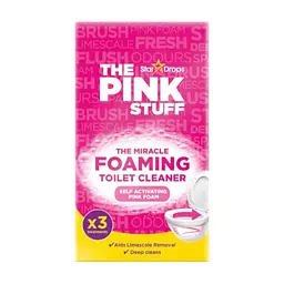 Засіб для чищення унітазу The Pink Stuff Пінний порошок 3 х 100 г (5060033821664)