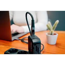 Дата кабель USB-C to USB-C 1.2m with display 100W black Verbatim (31848) - мініатюра 6