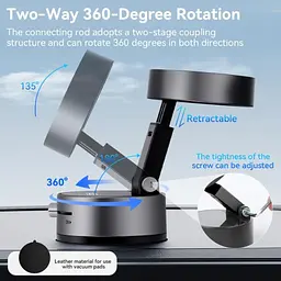 Автотримач XO C170 Vacuum suction cup - мініатюра 7