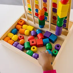 Розвиваючий набір дерев'яних намистин Melissa & Doug Послідовність і відповідність (MD570) - мініатюра 5