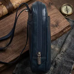 Чоловіча сумка Tony Perotti Italico 6056G-15 (90098) Синя - мініатюра 5