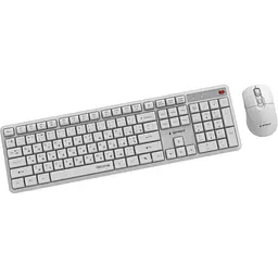 Комплект (Клавіатура та миша) Gembird KBS-WMS-01-W-CYRL White (KBS-WMS-01-W-CYRL) - мініатюра 4