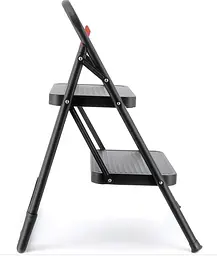 Драбина Rolser Taburete M/10 UNE 2 щаблі Negro (MET003-1023) - мініатюра 4