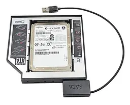 Адаптер Maiwo USB 2.0 - SlimLine SATA 13 pin 0.3 м (K102-U2S) - мініатюра 3