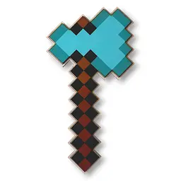 Сокира Minecraft Діамантова з фанери 25 см (NF05)