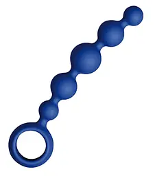 Анальний ланцюжок Joyballs Anal Wave Short 17.5 см (синій)