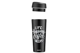 Термокухоль Ardesto Coffee Time 450 мл Чорний AR2645BC - мініатюра 4