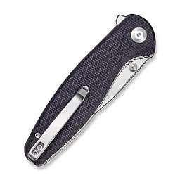 Ніж складаний туристичний Sencut Vyrce (8.9 см) D2 / Canvas Micarta фіолетовий - мініатюра 5