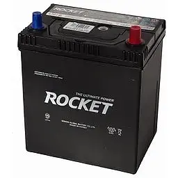 Акумулятор Rocket 40Ah Asia Ев (-/+) ТК 340CCA 187x127x225 мм SMF 42B19L + перехідник під клему STD