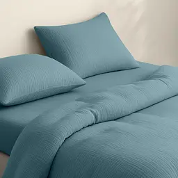 Простирадло на резинці муслін Cosas Azure 200х200х20 см (43Muslin_Sky_200x200x20) - мініатюра 2