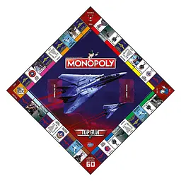 Настільна гра Top Gun Monopoly Winning Moves UK - мініатюра 3