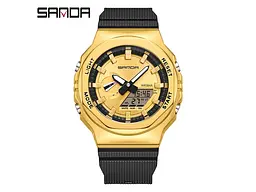 Чоловічий наручний годинник 3167 Gold Sanda acs0030941 - мініатюра 2