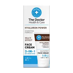 Крем для обличчя The Doctor Health & Care Hyaluron Power Face Cream 3в1 40 мл (5901845509299)