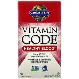 Комплекс для здоров'я крові Garden of Life Healthy Blood Vitamin Code 60 капсул (GOL11654) - мініатюра 2