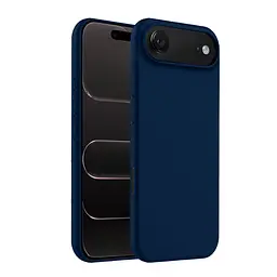 Чохол MAKE Apple iPhone 17 Air Silicone Deep Blue - мініатюра 3