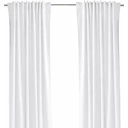 Штори на кухню та в кімнату Cosas Snow Cs1 180х270 см 2 шт білий (Curtains_01White_DUK)