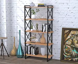 Стелаж Скіф-5-920 Loft Design (Дуб Крафт золотий)