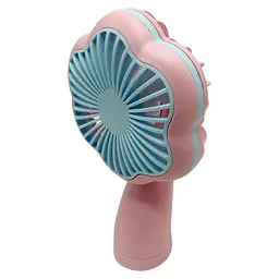 Портативний ручний вентилятор Bambi 2 в 1 MK 5612(Pink), 2 режими