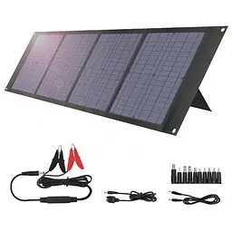 Складний сонячний зарядний прстрій Solar panel BIGblue B406 80W Сонячна панель - мініатюра 7