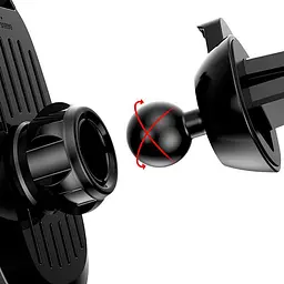 Автомобільний тримач холдер із БЗУ Baseus Wireless Charger Smart Car Mount Cell Phone Holder SUGENT-ZN01 Black - мініатюра 3