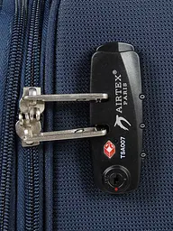 Валіза Середній (M) тканинний на 4 колесах Airtex 825 67х42х28 см 57 л Синій - мініатюра 8