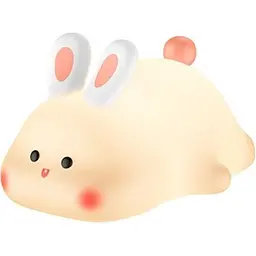 Нічний світильник Hoco HX16 Silicone lamp Rabbit [159424] - мініатюра 3