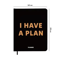 Планер Orner "I HAVE A PLAN" чорний - мініатюра 2