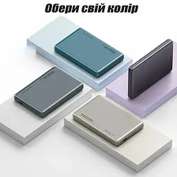 Повербанк Kuulaa MagSafe Powerbank з бездротовою зарядкою для iPhone 10000 mAh 20W Dark Green - мініатюра 6