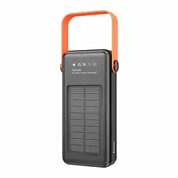 Power Bank Портативний Акумулятор HOCO 30000 mAh 22.5W PD20W Сонячна панель (DB33) - мініатюра 2