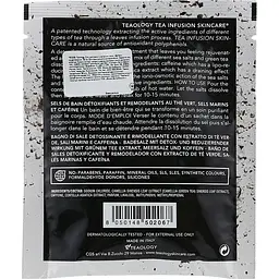 Сіль для ванни Teaology Green tea Детокс та моделювання 50 г - мініатюра 2